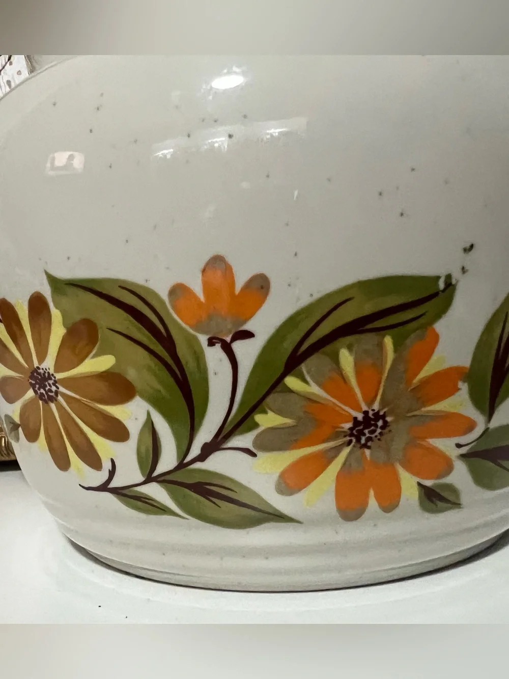 1970 Vintage Capri Stoneware Bean Pot Casserole Bake Serve N Store with Lid